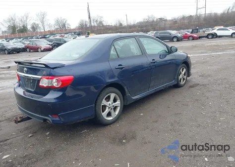 2011 Toyota Corolla S z USA, uszkodzony, nr VIN 2T1BU4EE8BC704416